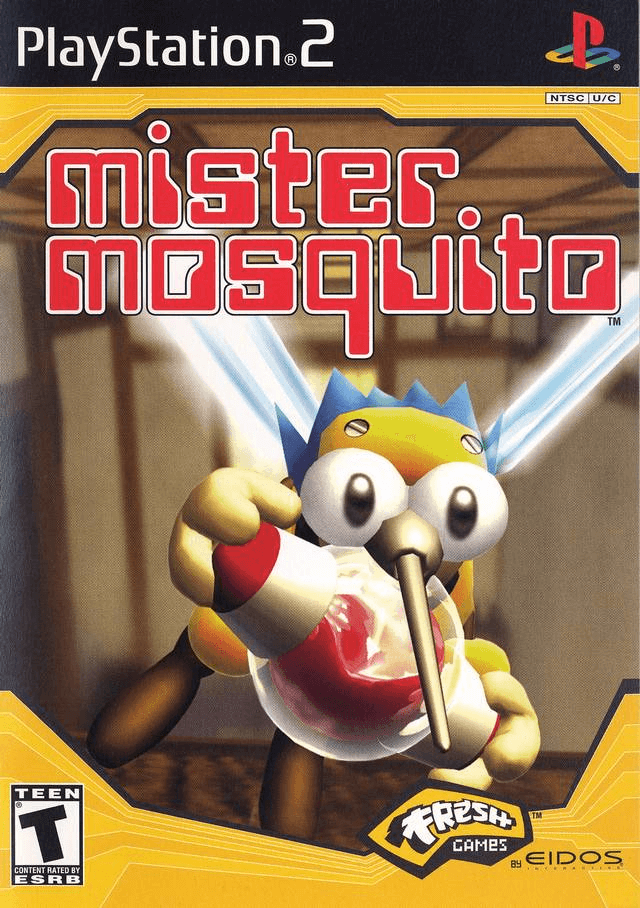 Mr. Mosquito box art for Playstation 2